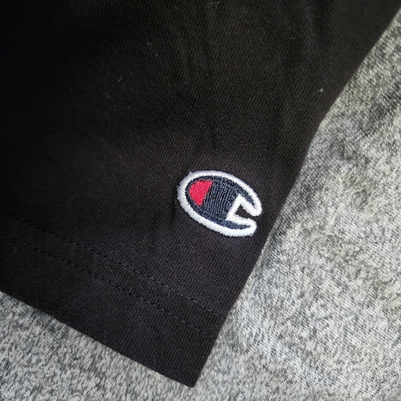 Champion X Netflix Stranger Things Raglan Tee Grey Black T-Shirt Men's Small S - Picture 3 of 5